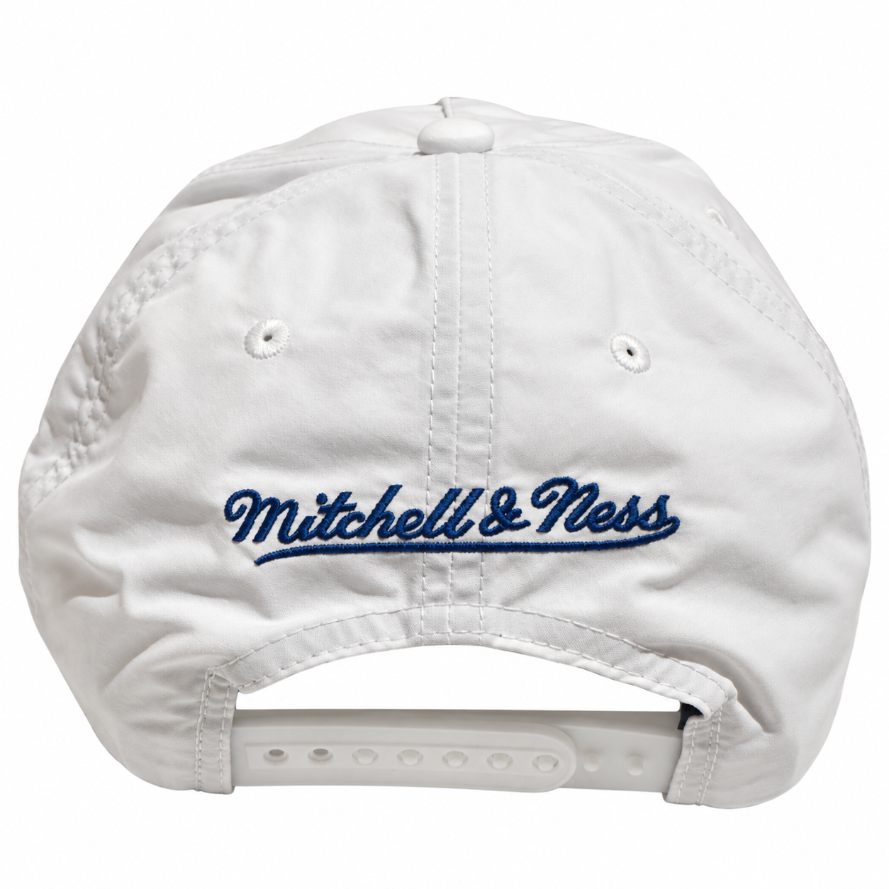 New York Knicks Hat - White NBA Outer Limits Origins Deadstock Snapback - Mitchell & Ness