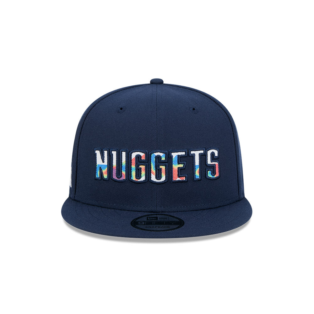 Denver Nuggets Hat - NBA 2024-2025 City Edition Alternate Navy 9Fifty Snapback Cap - New Era