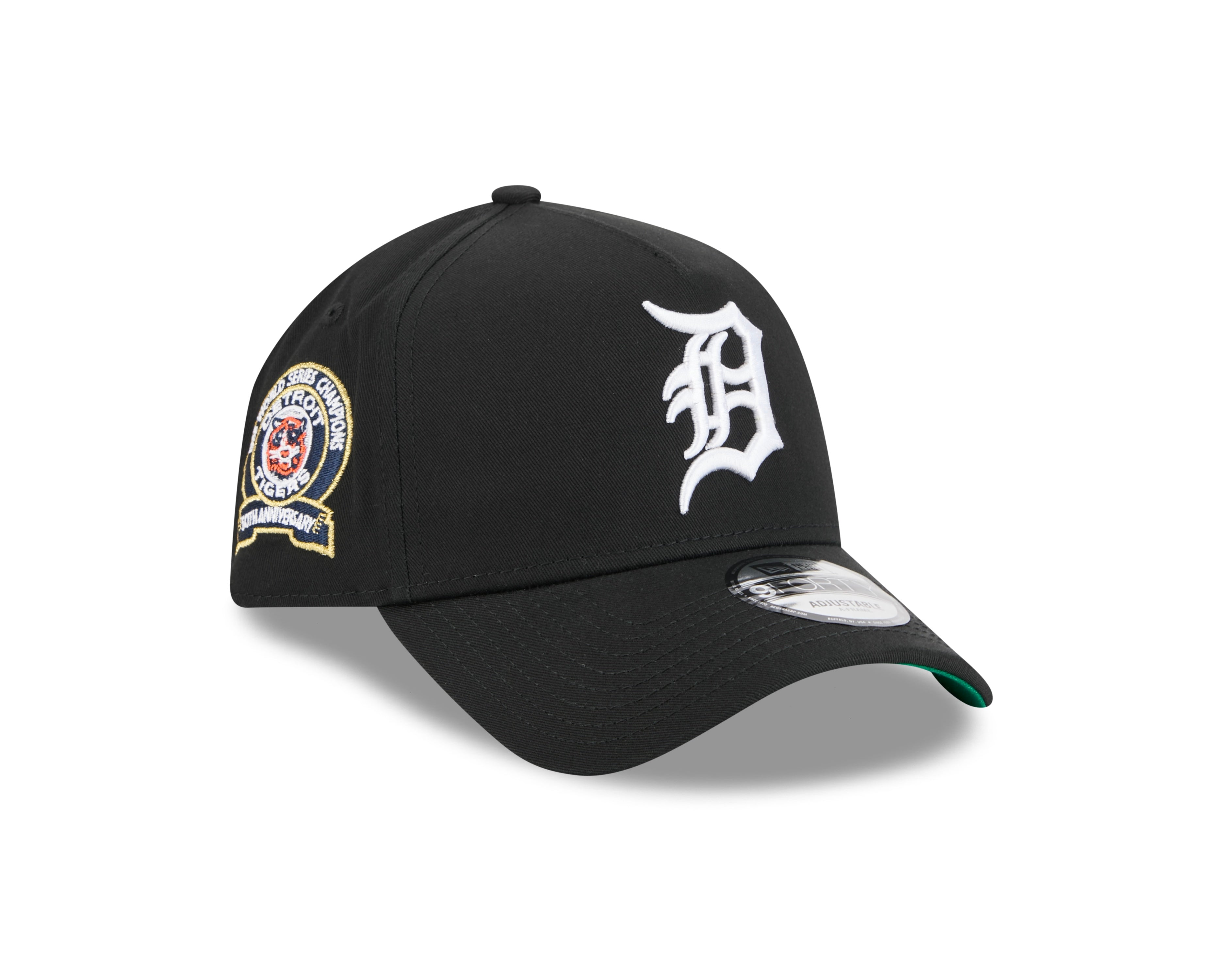 Detroit Tigers Hat - Black Anniversary 9Forty A-Frame MLB Snapback Cap - New Era