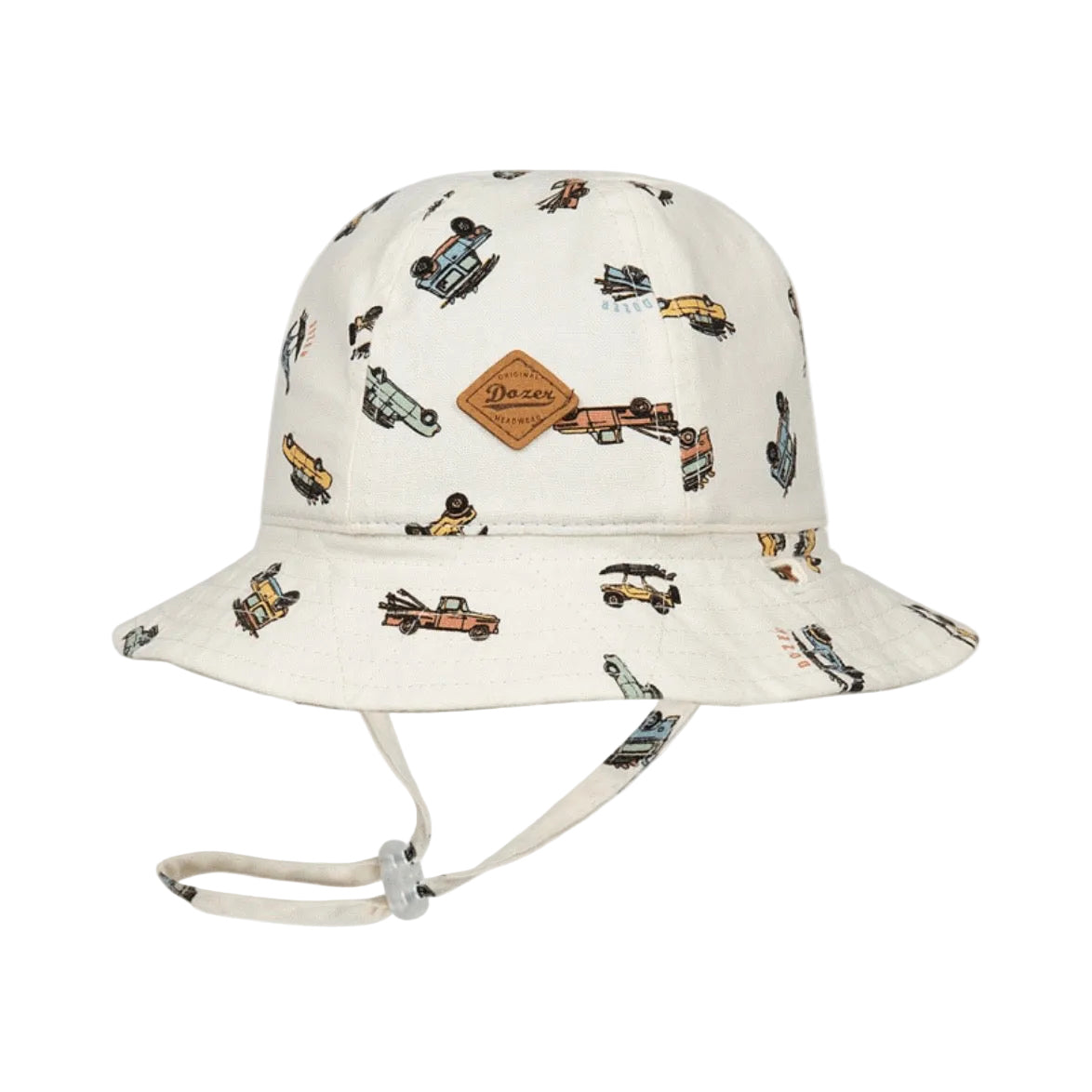 Dozer Baby Boys Floppy Bucket Hat - Truck Print - Bowen