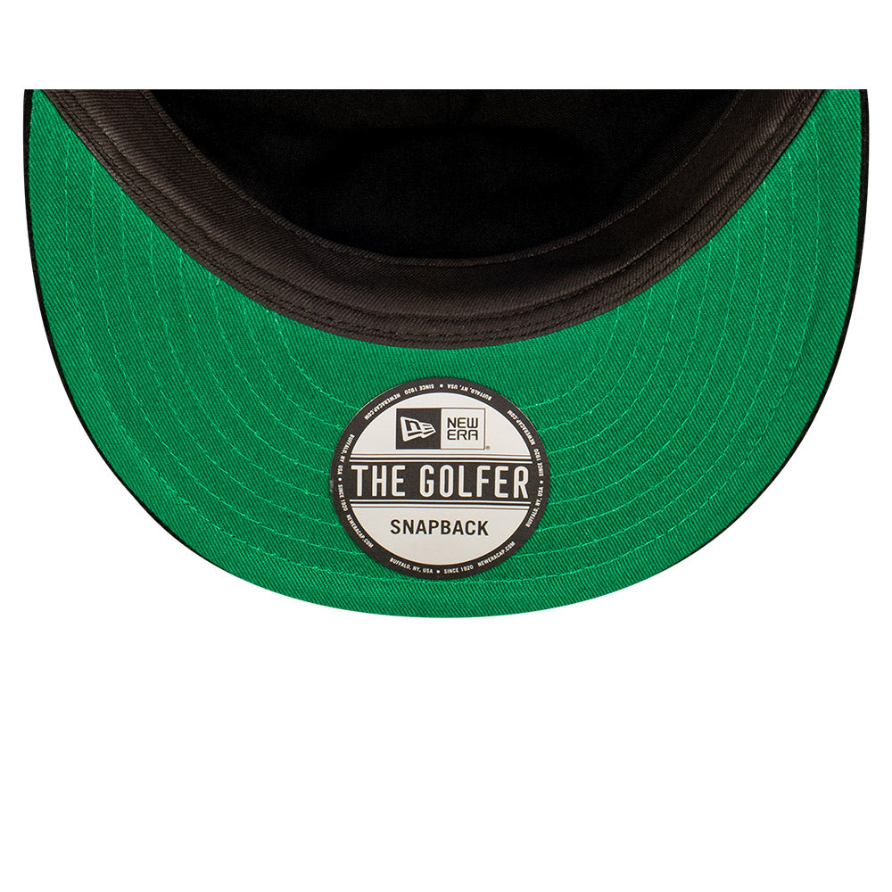 Melbourne Storm Hat - NRL Retro Black Corduroy The Golfer Snapback - New Era