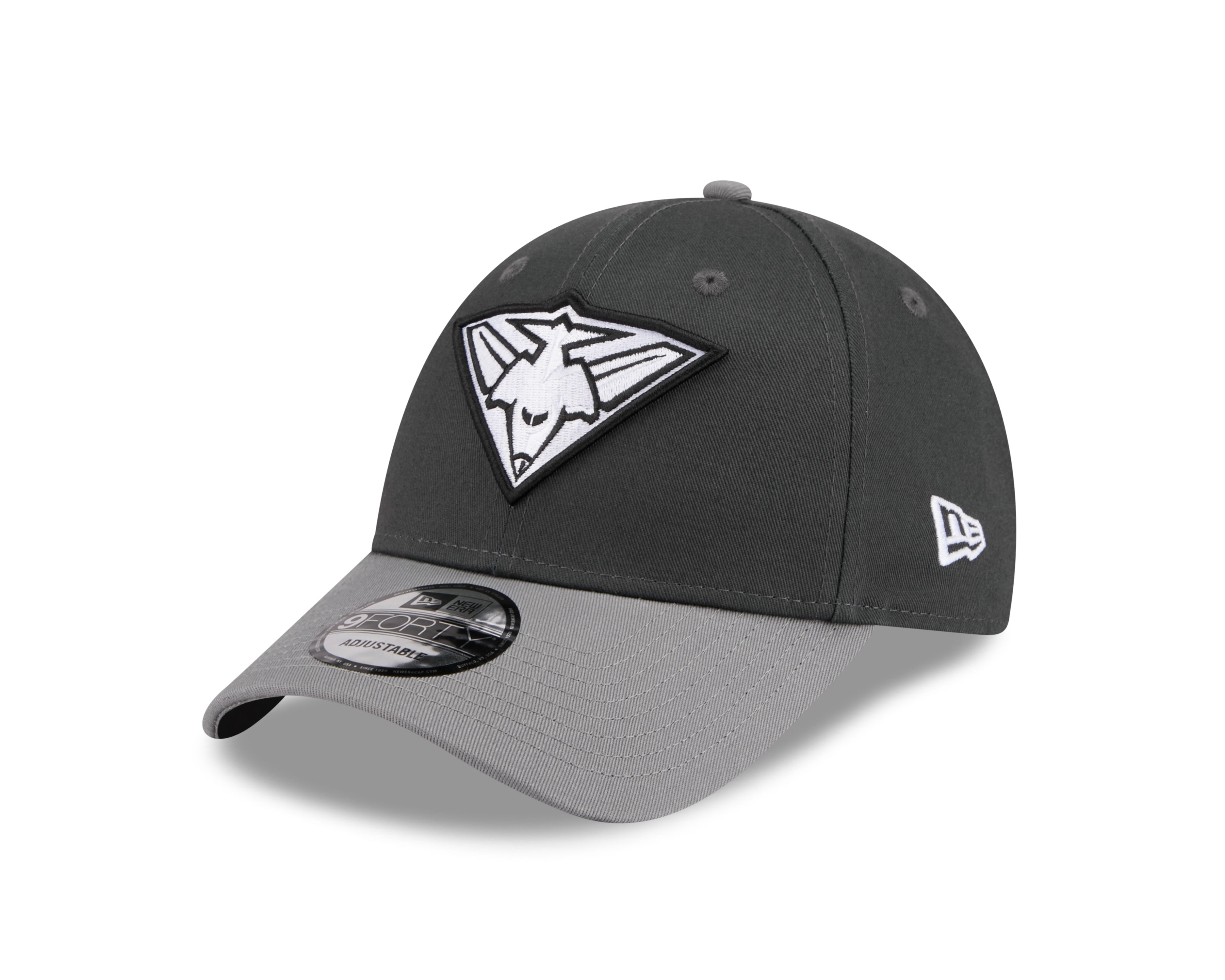 Essendon Bombers Hat - AFL 2Tone Grey 9forty Snapback Cap - New Era