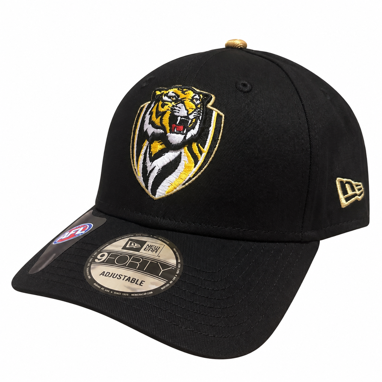 Richmond Tigers Hat - 2020 AFL Premiers Curved Snapback Cap - New Era