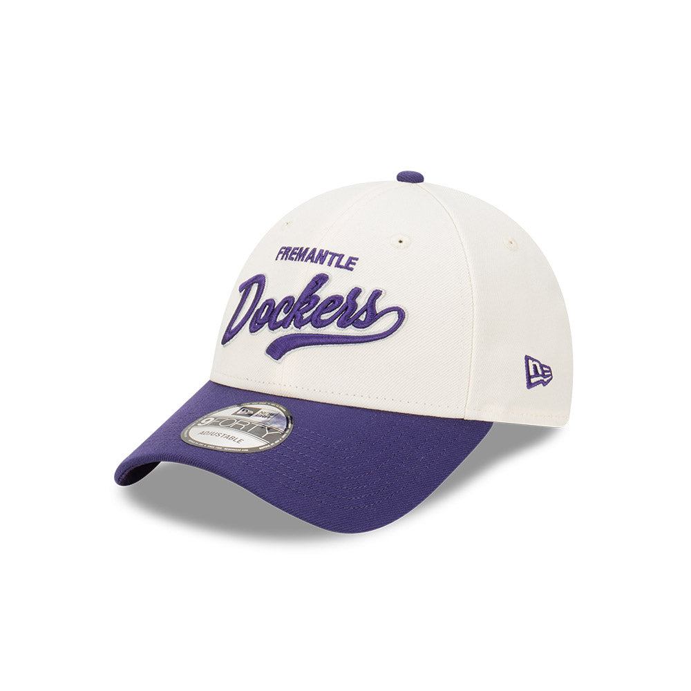 Fremantle Dockers Hat - AFL 2-Tone Purple 9forty Snapback Cap - New Era