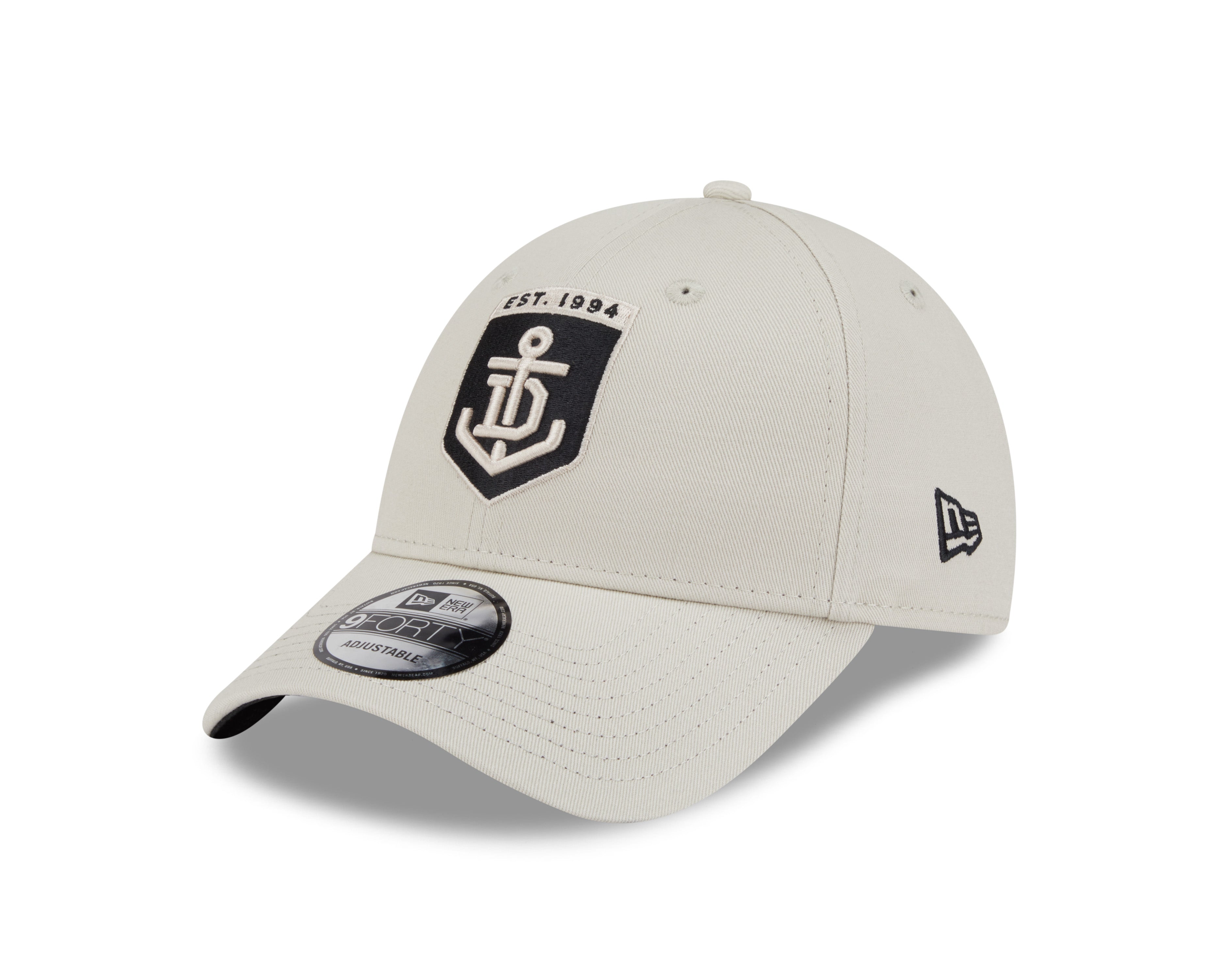 Fremantle Dockers Hat - Stone Black 9forty AFL Strapback Cap - New Era