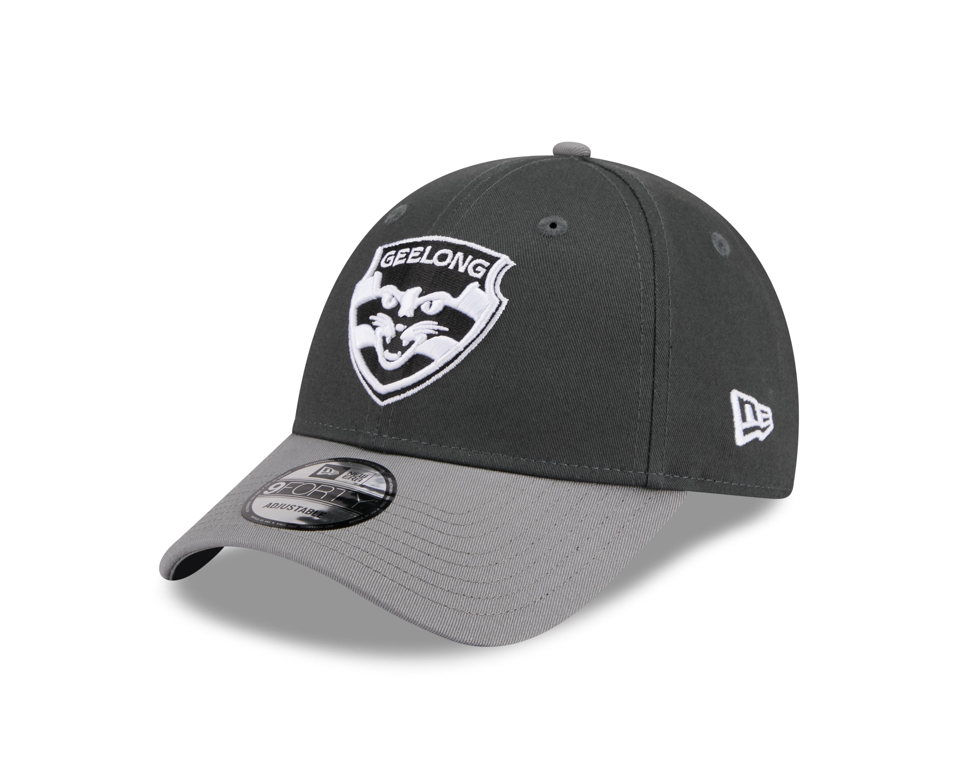 Geelong Cats Hat - AFL 2Tone Grey 9forty Snapback Cap - New Era
