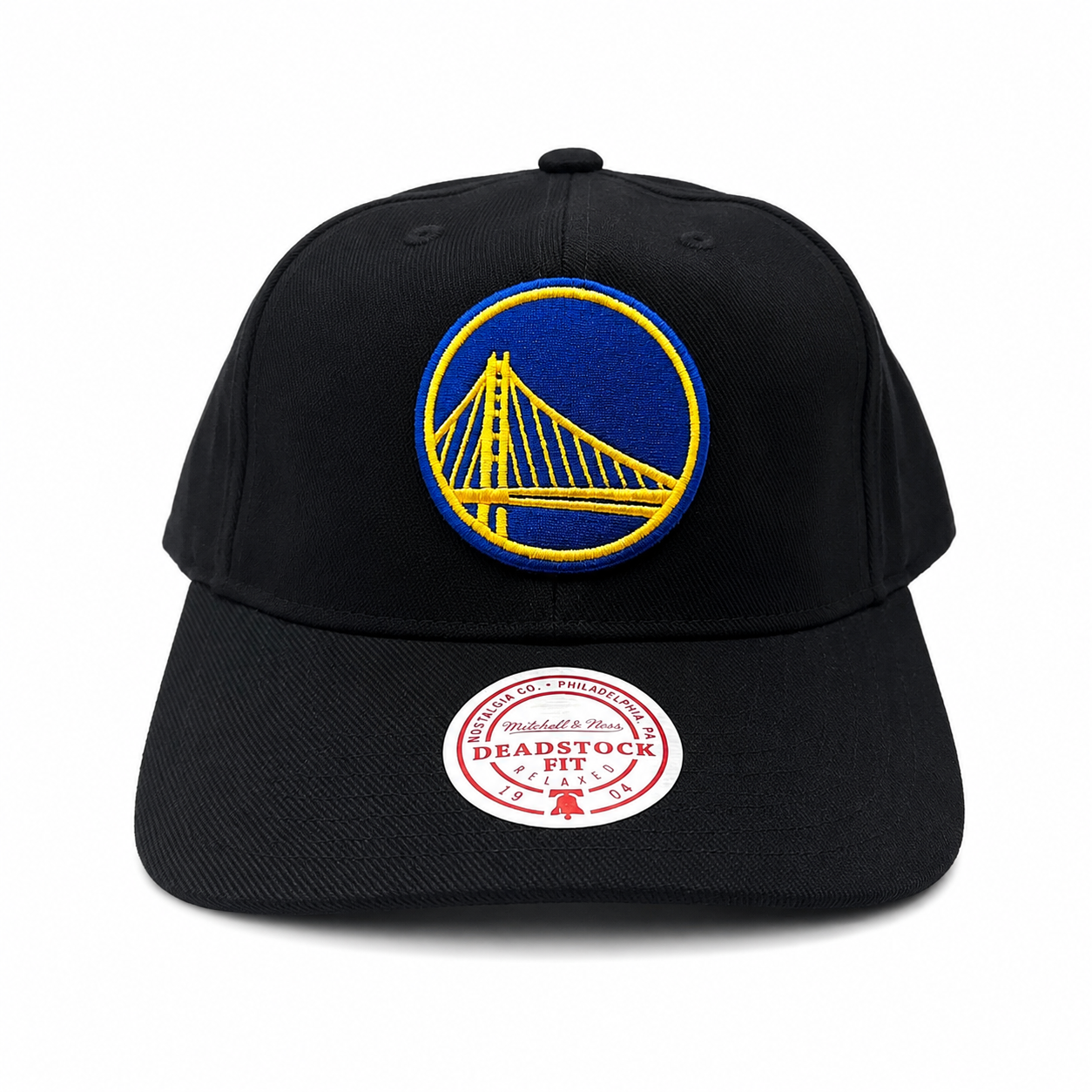 Golden State Warriors Hat - Black NBA Core Classic Deadstock Snapback - Mitchell & Ness