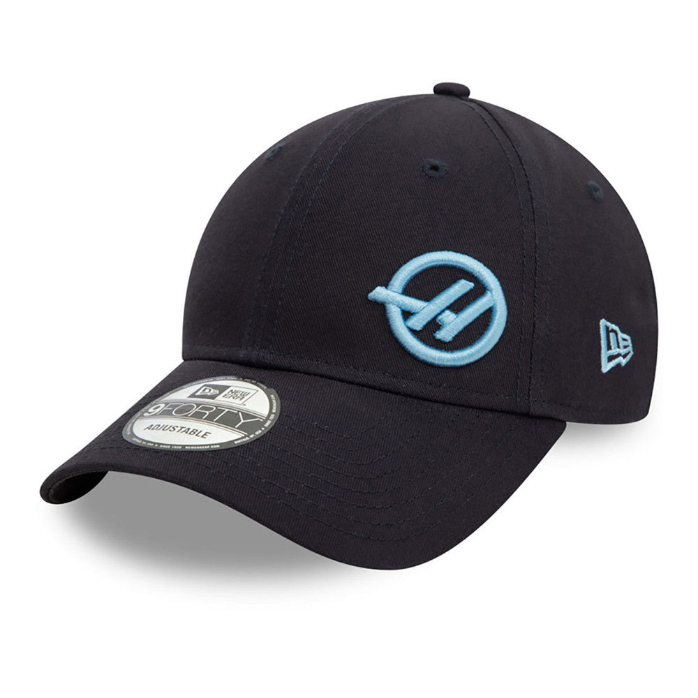 HAAS F1 Racing Hat - Seasonal Flawless Navy 9Forty Formula 1 Snapback Cap - New Era