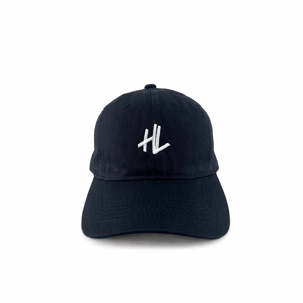 HL Brand Hat - Black Classic Everyday Essentials Strapback Cap - Hat Locker Exclusive