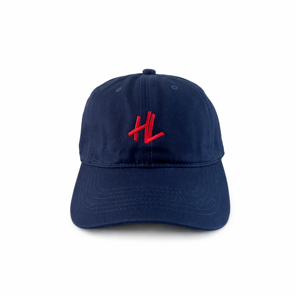 HL Brand Hat - Navy Classic Everyday Essentials Strapback Cap - Hat Locker Exclusive