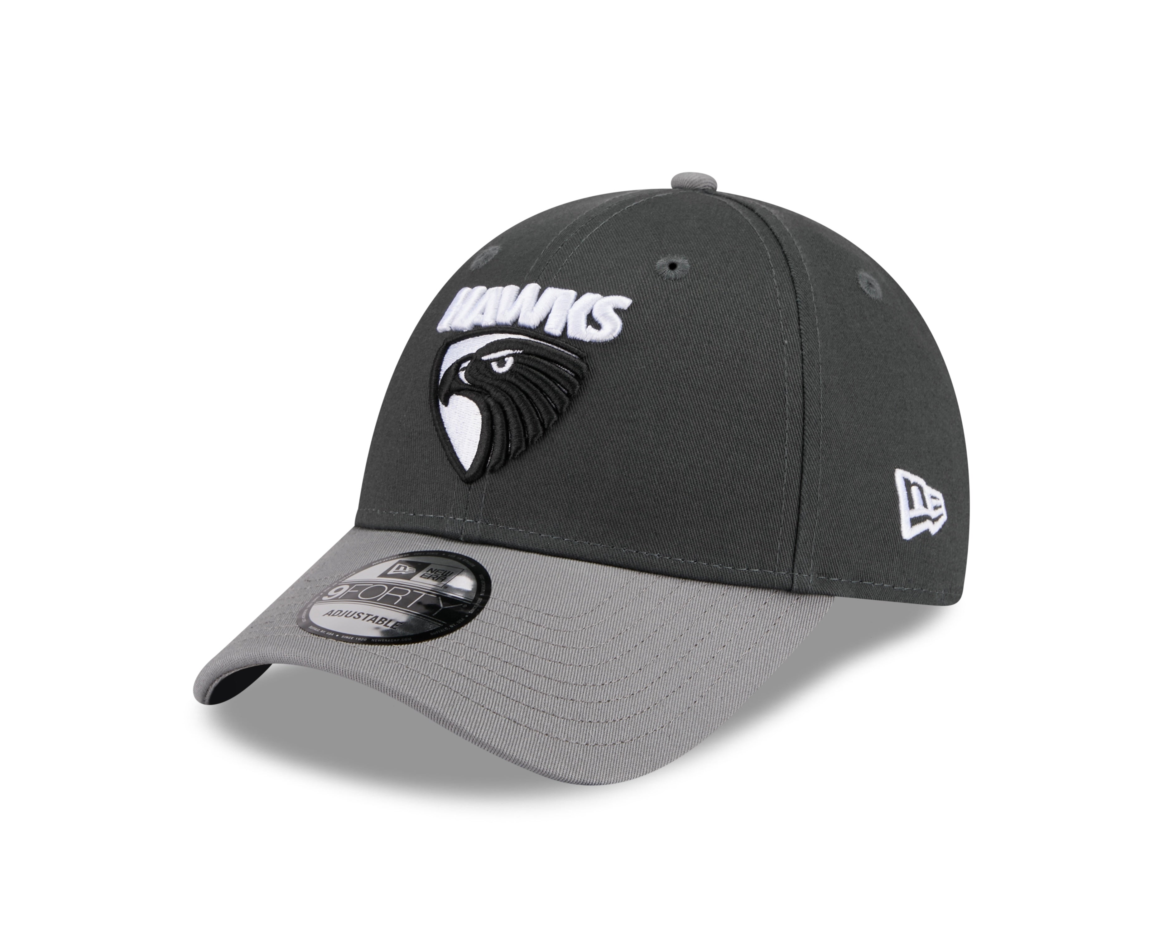 Hawthorn Hawks Hat - AFL 2Tone Grey 9forty Snapback Cap - New Era