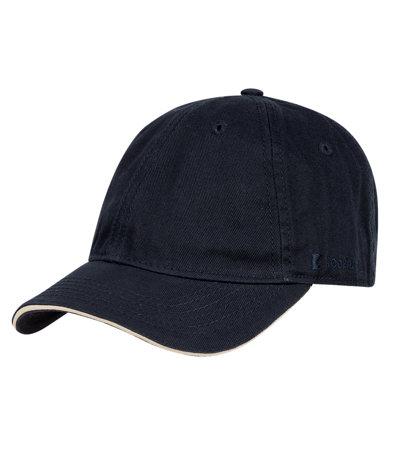 Kooringal Casual Cap - Men's Navy Curved Brim Strapback - Boston