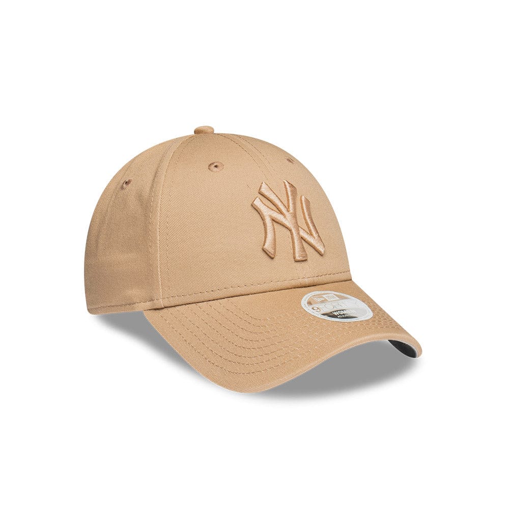 New York Yankees Women's Cap - MLB Camel Tonal 9Forty Strapback Hat - New Era