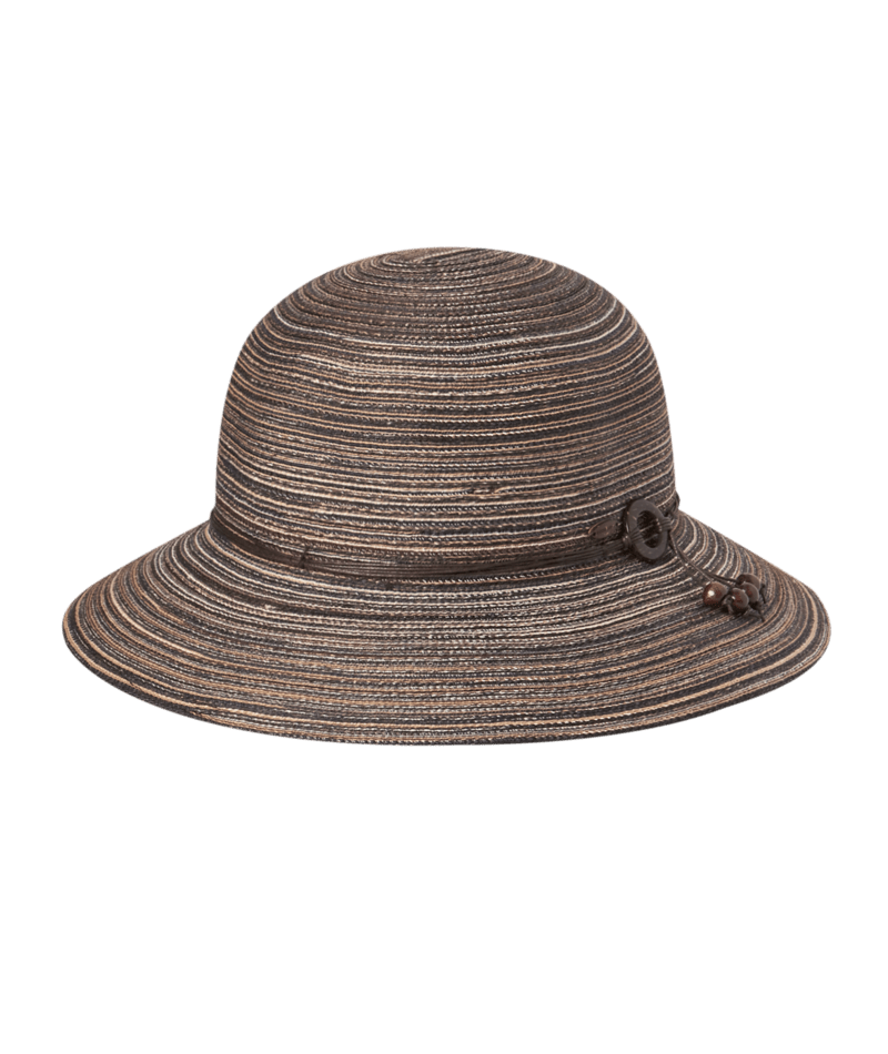 Women's Short Brim Hat - Sophia Chocolate - Kooringal