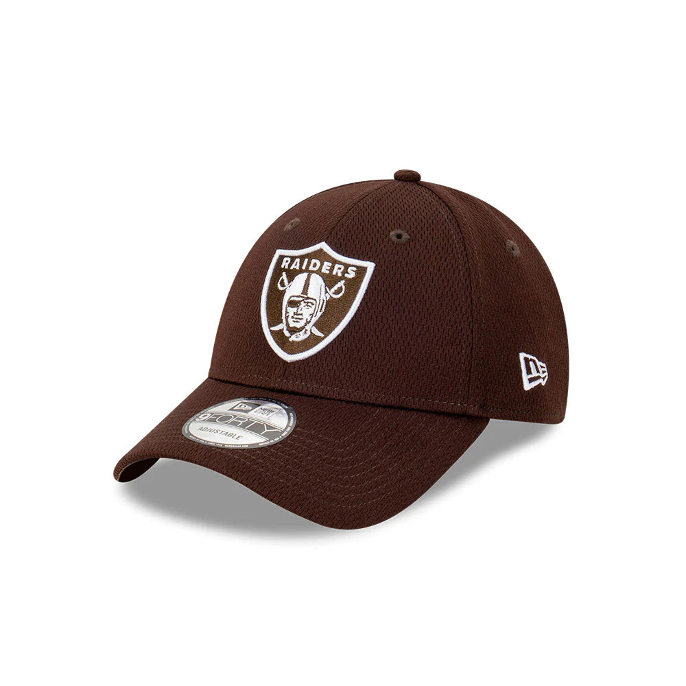 Las Vegas Raiders Hat - Dashmark Walnut NFL 9Forty Strapback Cap - New Era