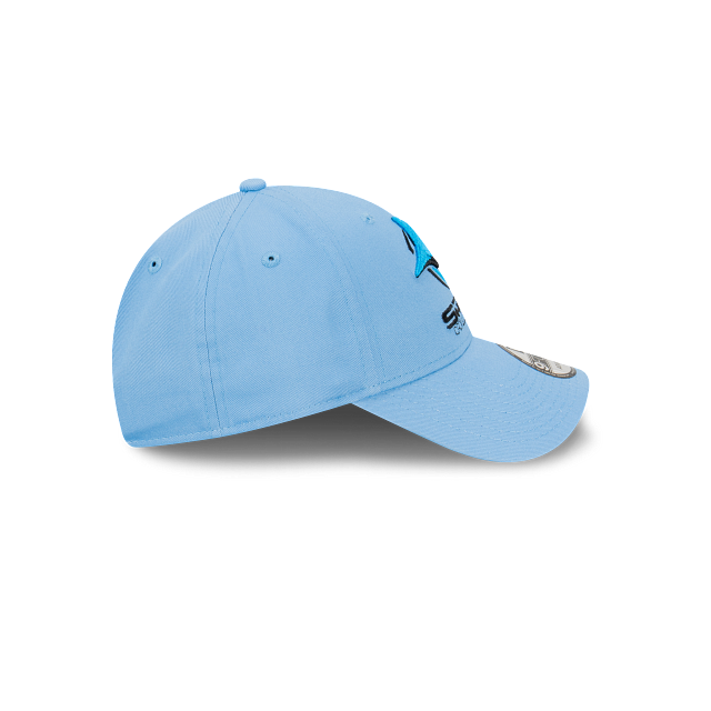 Cronulla-Sutherland Sharks Hat - Official Team Colour NRL Essentials 9Forty Strapback Cap - New Era