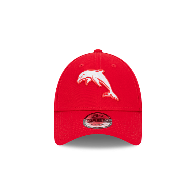 The Dolphins Hat - Official Team Colour NRL Essentials 9Forty Strapback Cap - New Era