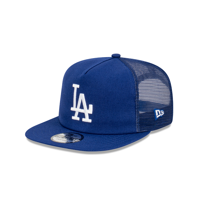 LA Dodgers Hat - OTC Blue The Golfer Trucker Snapback Cap - New Era
