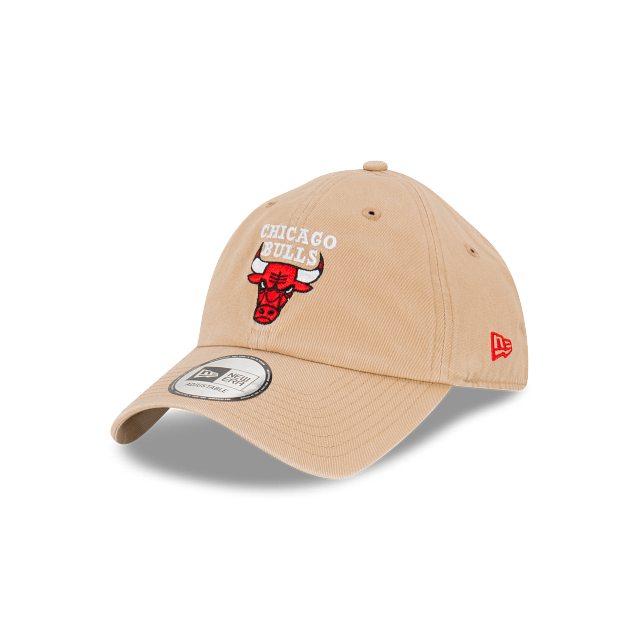 Chicago Bulls Hat - NBA Camel Casual Classic Strapback Cap - New Era