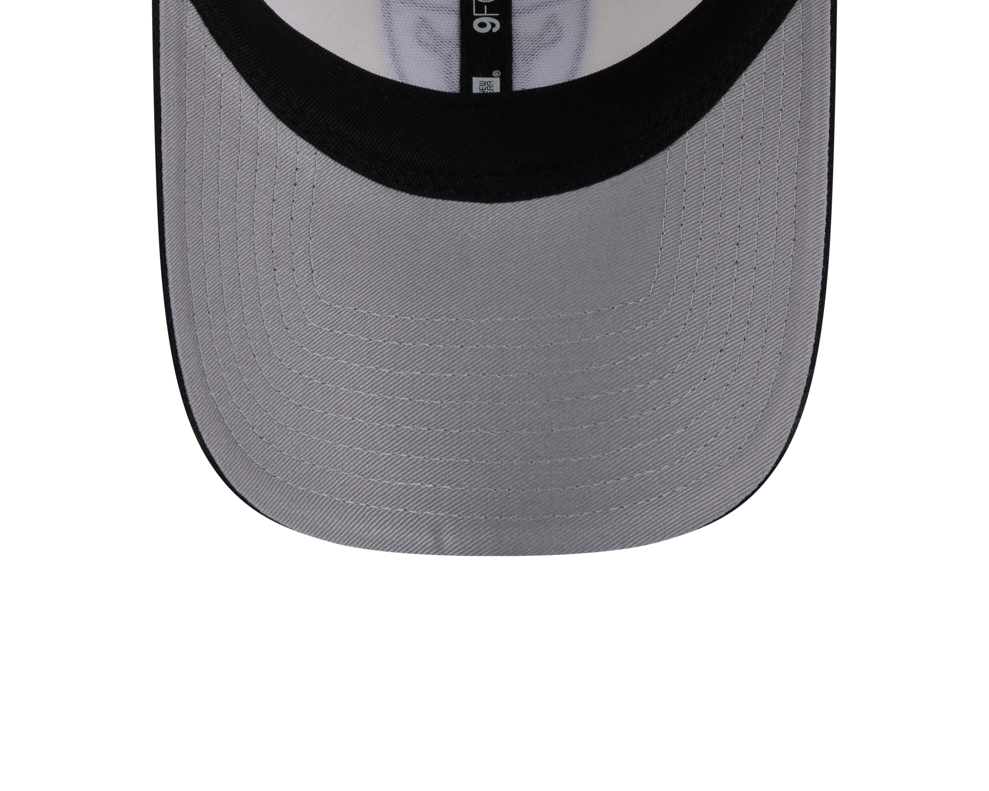 Oakland Raiders Hat - Black Chrome White 2Tone NFL Historic 9Forty Snapback Cap - New Era