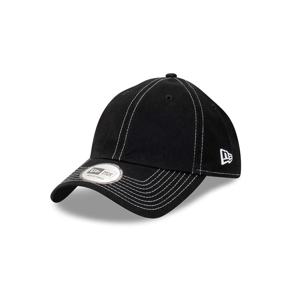 Blank Contrast Range Hat - Black Adjustable Casual Classic Strapback - New Era