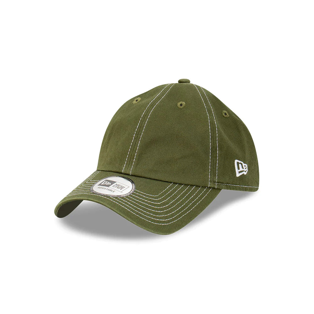 Blank Contrast Range Hat - Rifle Green Adjustable Casual Classic Strapback - New Era