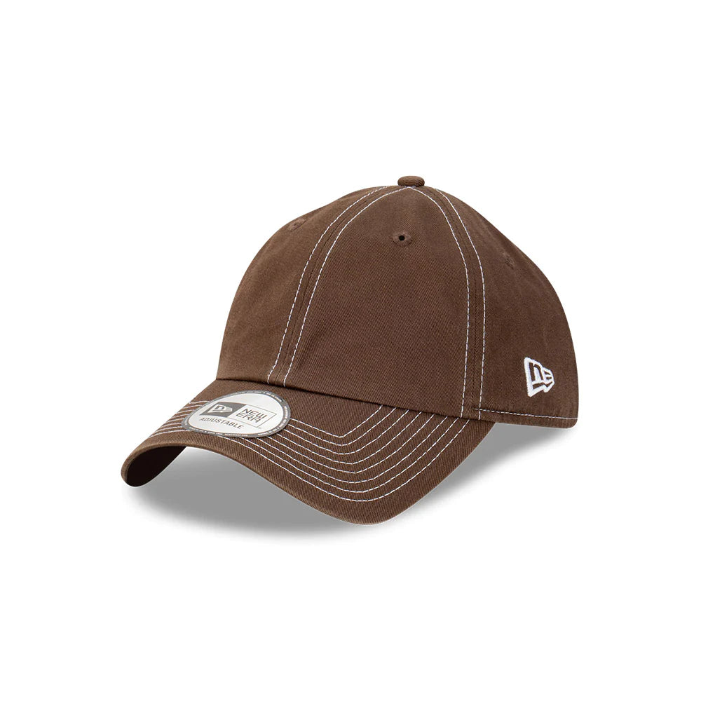 Blank Contrast Range Hat - Walnut Adjustable Casual Classic Strapback - New Era