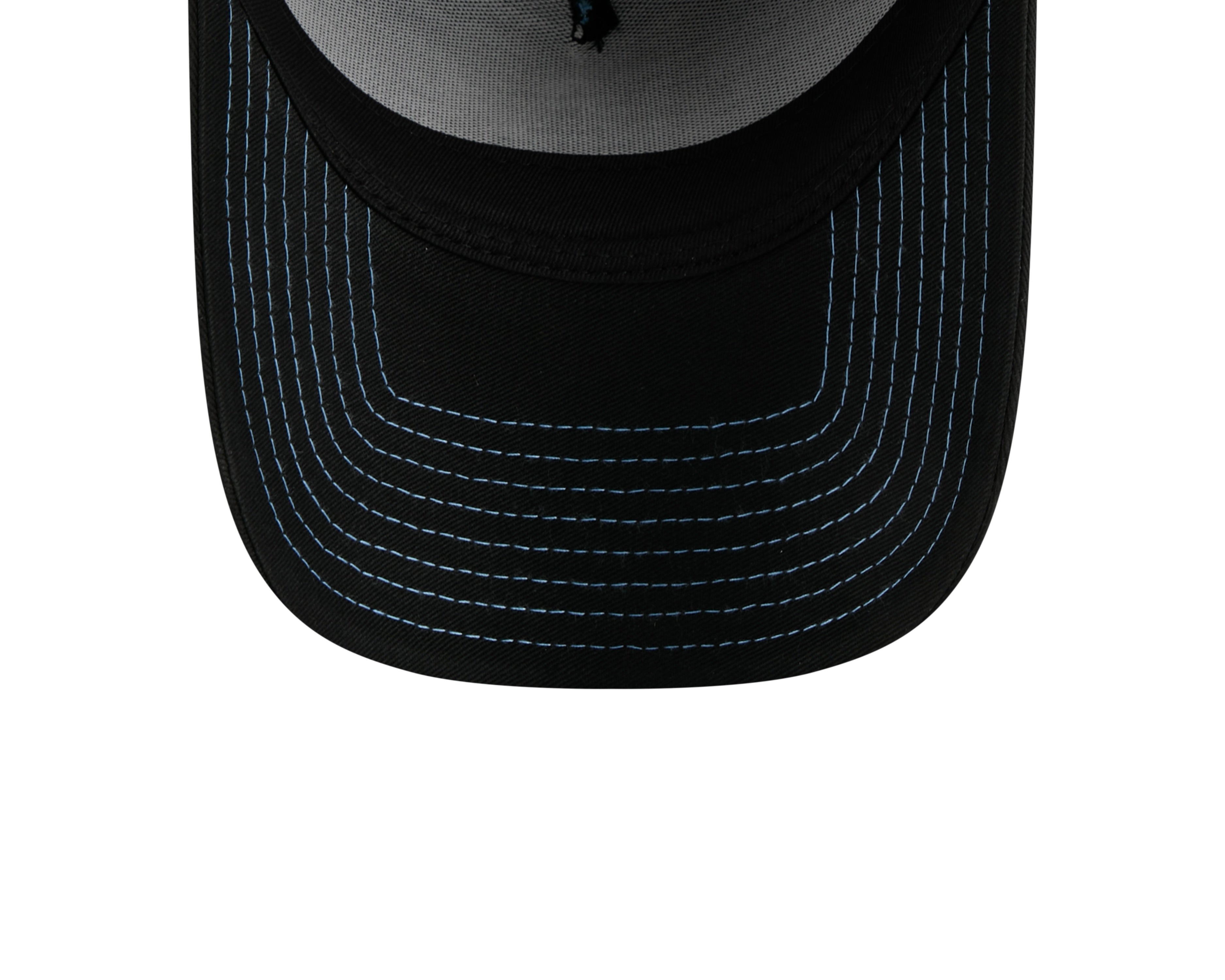LA Dodgers Hat - Black Colour Contrast 9Forty A-Frame MLB Snapback Cap - New Era