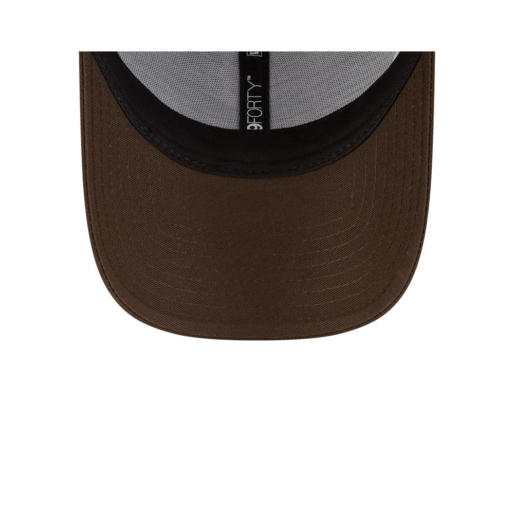 McLaren F1 Racing Hat - Essential Brown 9Forty Formula 1 Snapback Cap - New Era