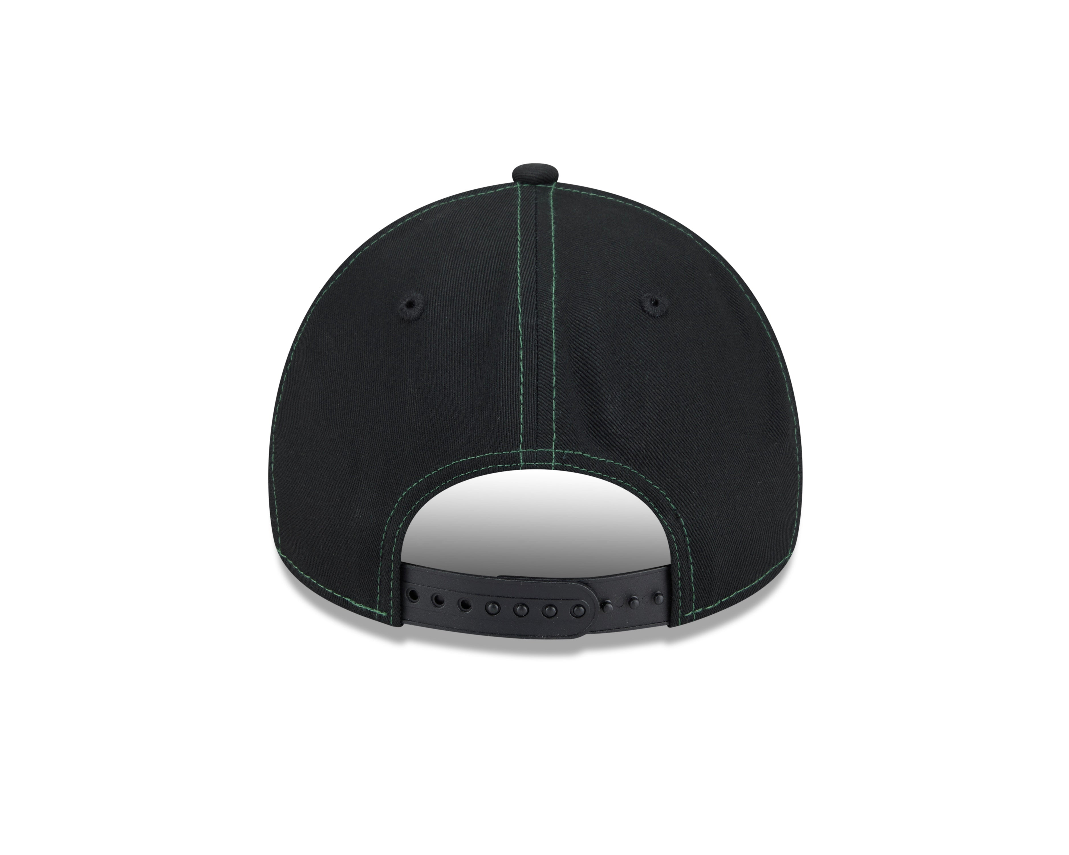 Oakland Athletics Hat - Black Colour Contrast 9Forty A-Frame MLB Snapback Cap - New Era