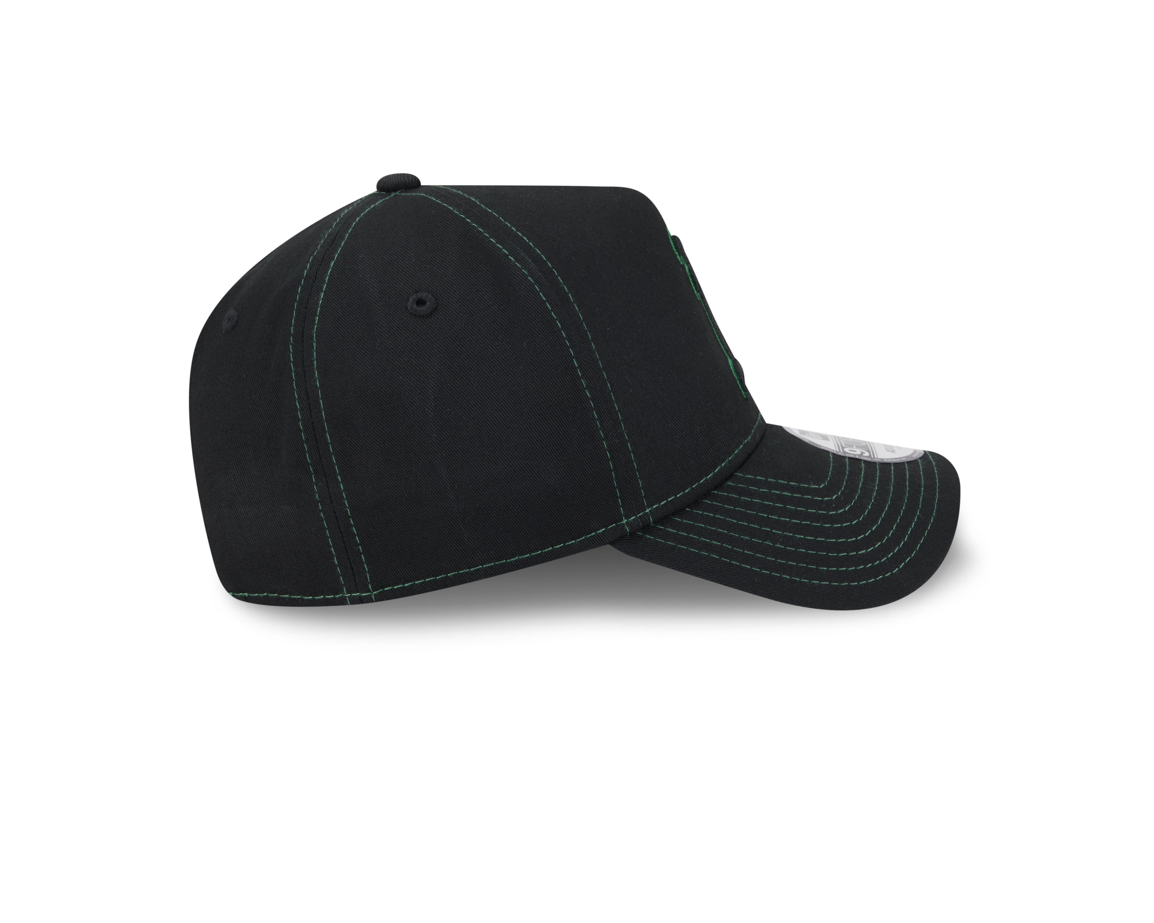 Oakland Athletics Hat - Black Colour Contrast 9Forty A-Frame MLB Snapback Cap - New Era