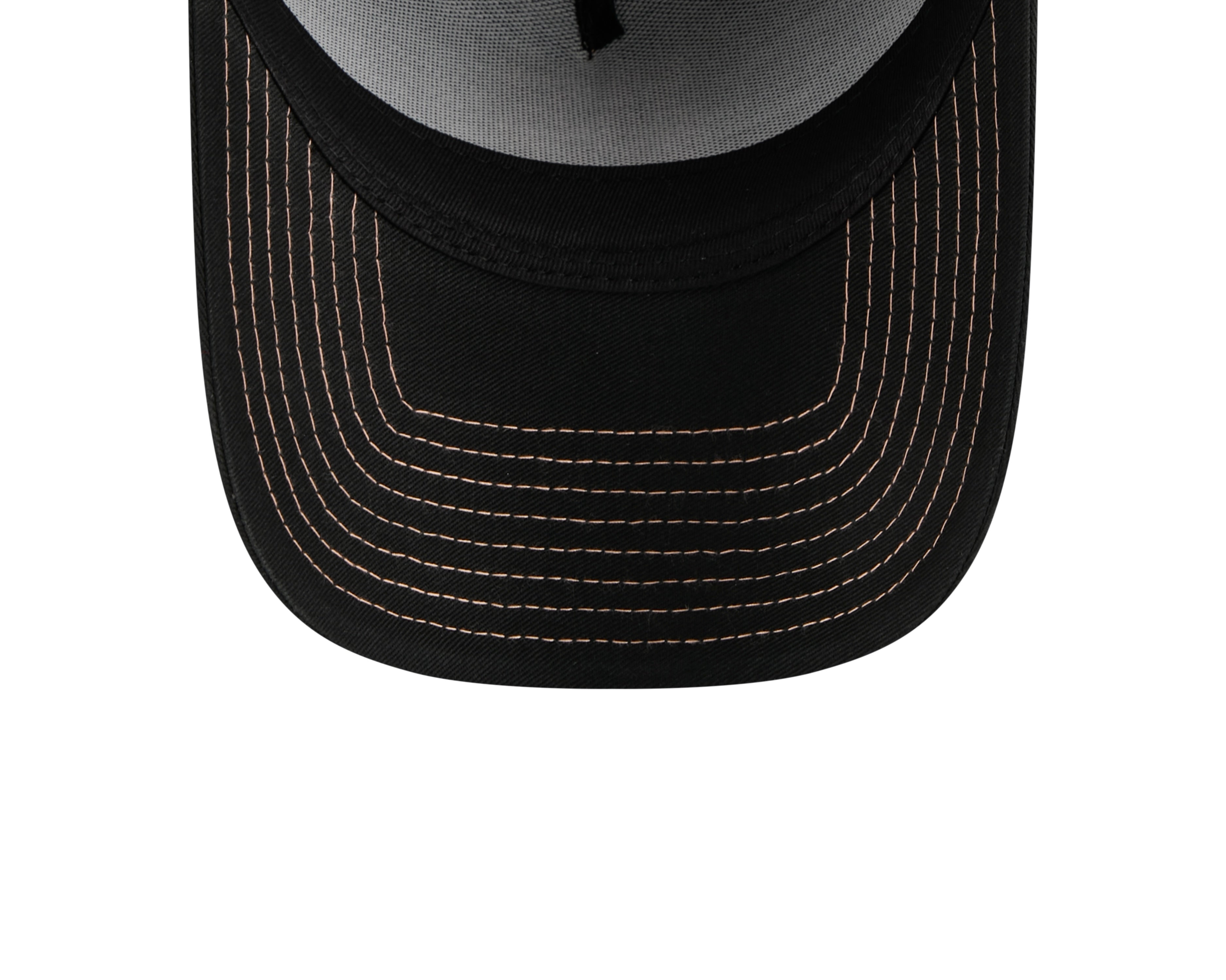 New York Mets Hat - Black Colour Contrast 9Forty A-Frame MLB Snapback Cap - New Era