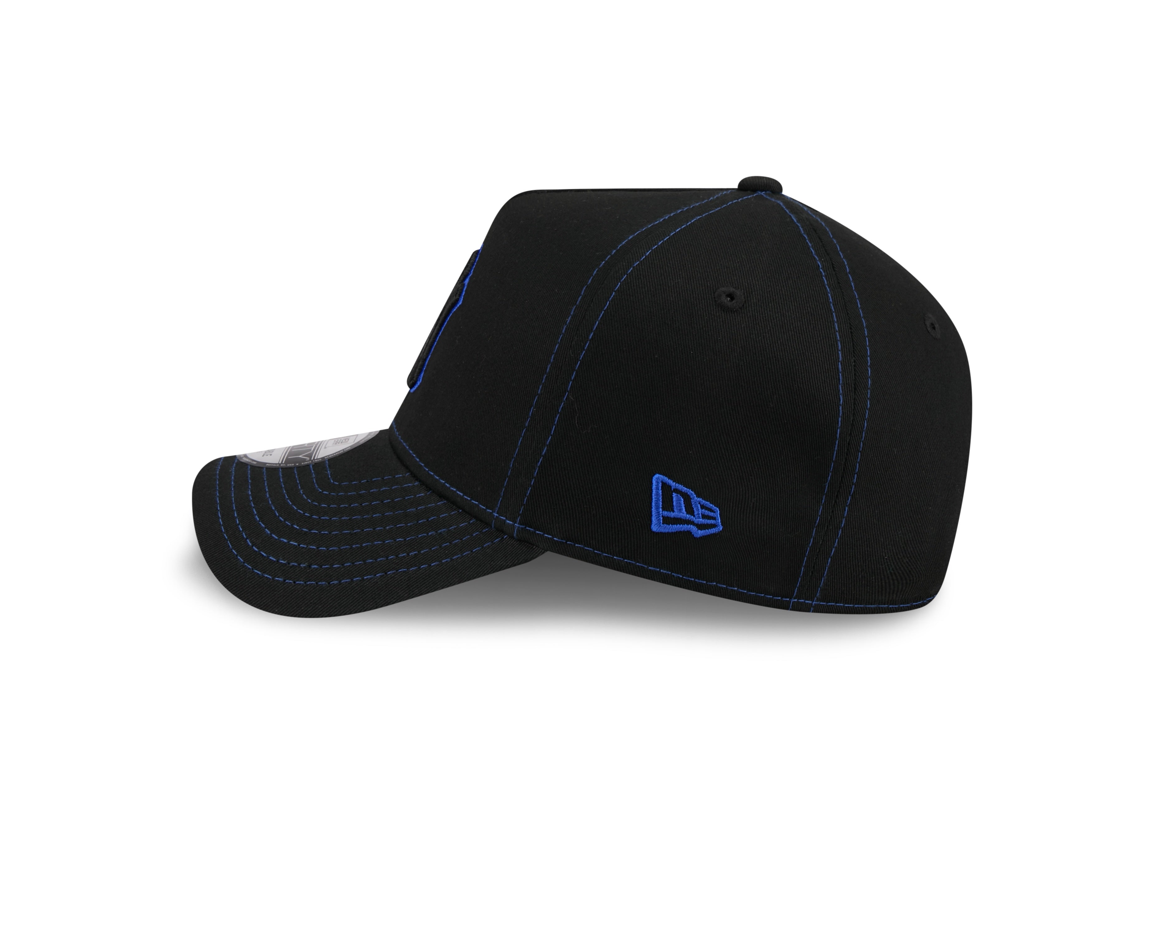 New York Yankees Hat - Black Colour Contrast 9Forty A-Frame MLB Snapback Cap - New Era