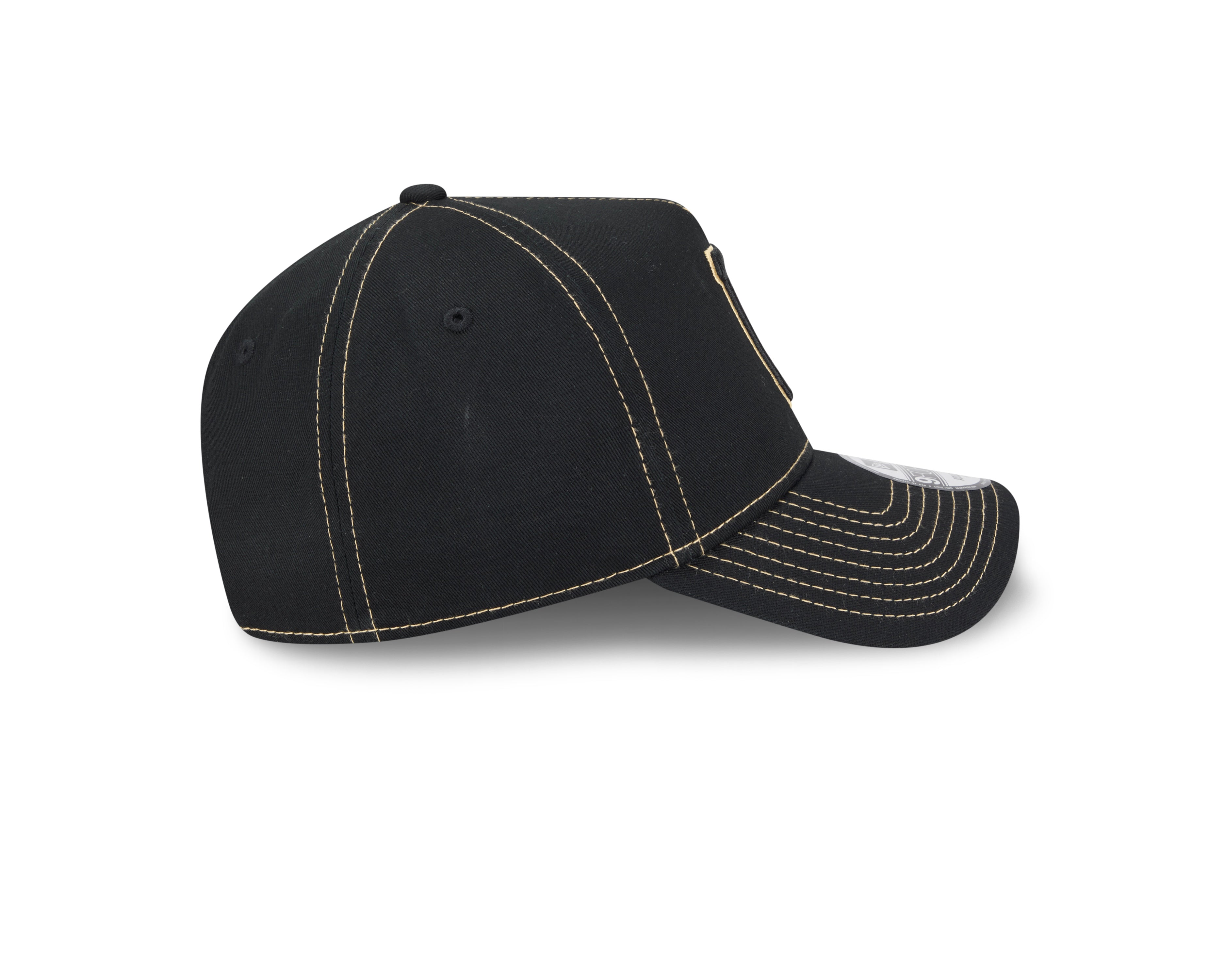 Pittsburgh Pirates Hat - Black Colour Contrast 9Forty A-Frame MLB Snapback Cap - New Era