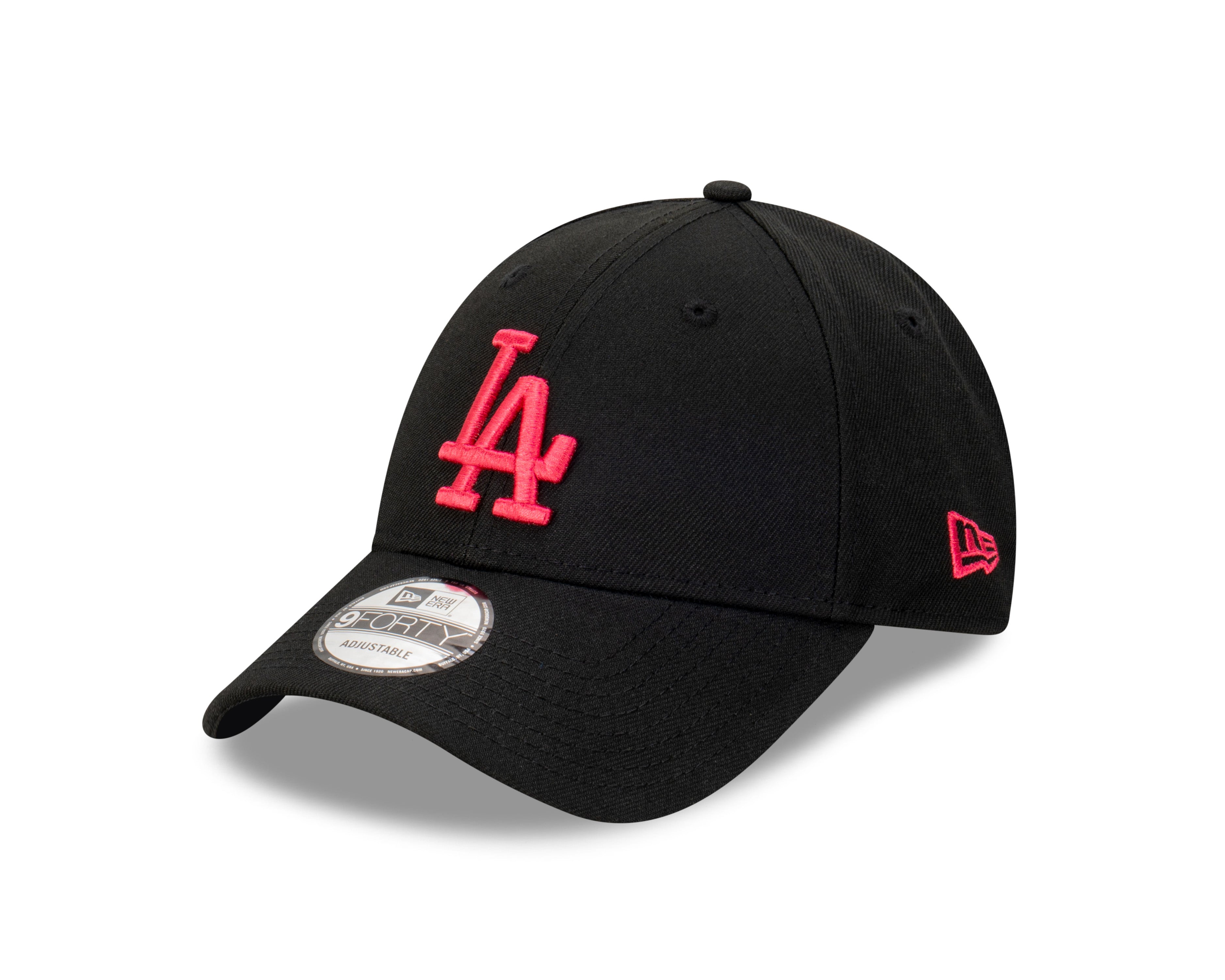 LA Dodgers Hat - Black Repreve Seasonal 9Forty MLB Strapback Cap - New Era