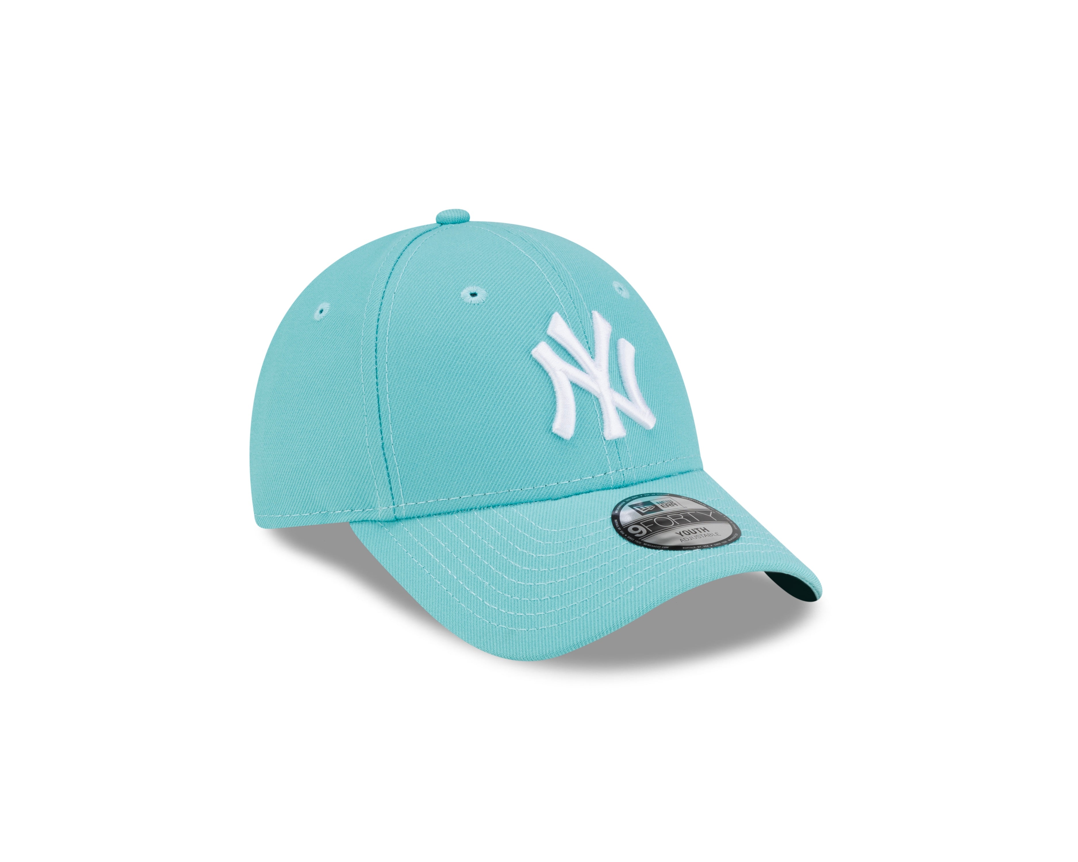 New York Yankees Youth Kids Hat - Spring Mix Teal 9Forty Kids MLB Snapback Cap - New Era