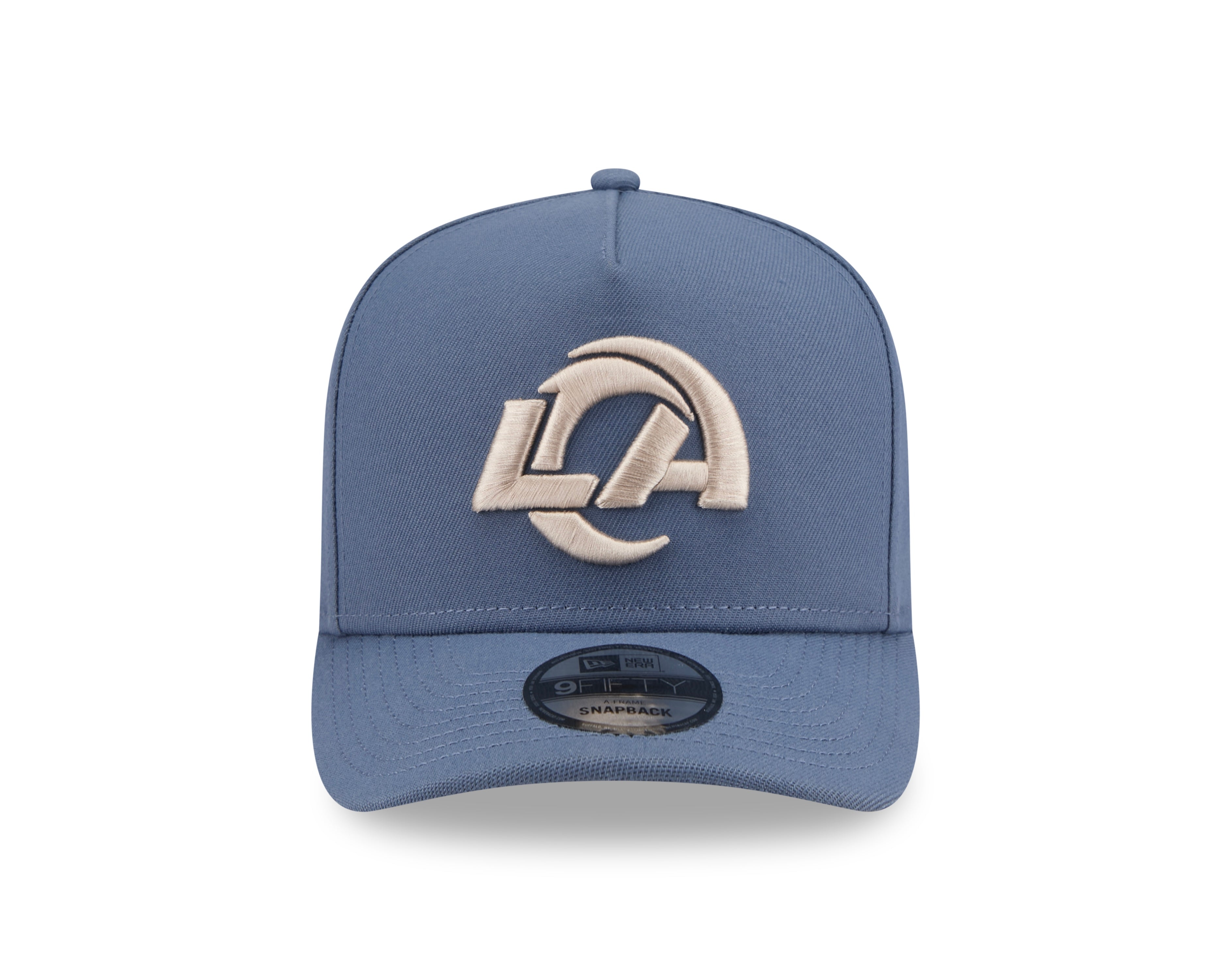 LA Rams Hat - Slate Stone NFL 9Fifty A-Frame Snapback Cap - New Era
