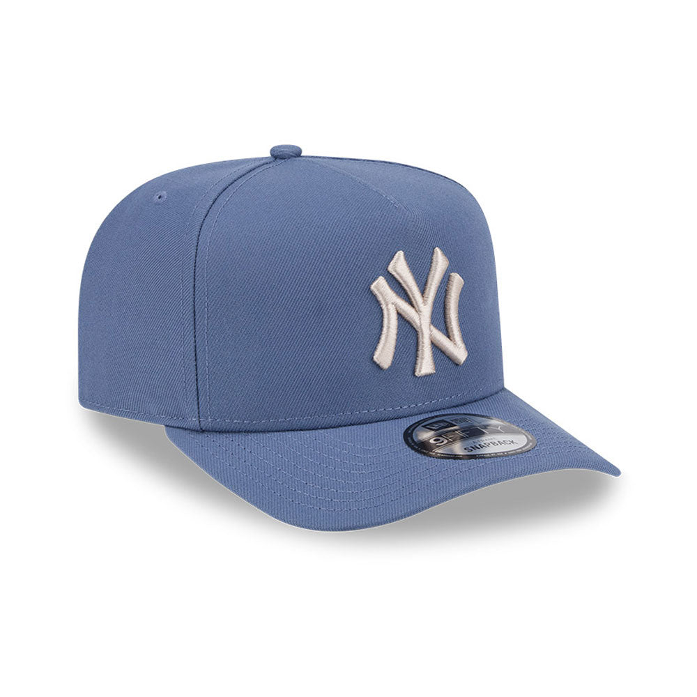 New York Yankees Hat - Slate Stone MLB 9Fifty A-Frame Snapback Cap - New Era