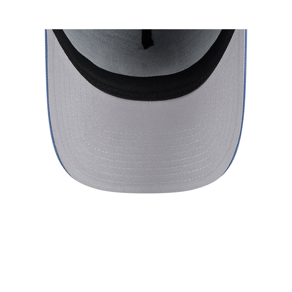 Las Vegas Raiders Hat - Indigo Blue 9Forty A-Frame NFL Snapback Cap - New Era