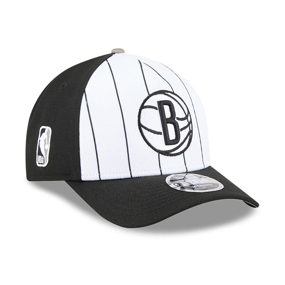 Brooklyn Nets Hat - 2025 Tip-Off 9Forty M-Crown A-Frame Snapback Cap - New Era
