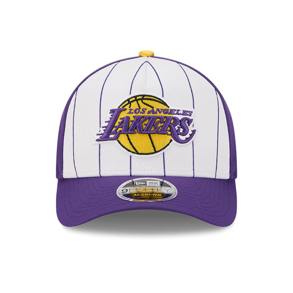 LA Lakers Hat - 2025 Tip-Off 9Forty M-Crown A-Frame Snapback Cap - New Era
