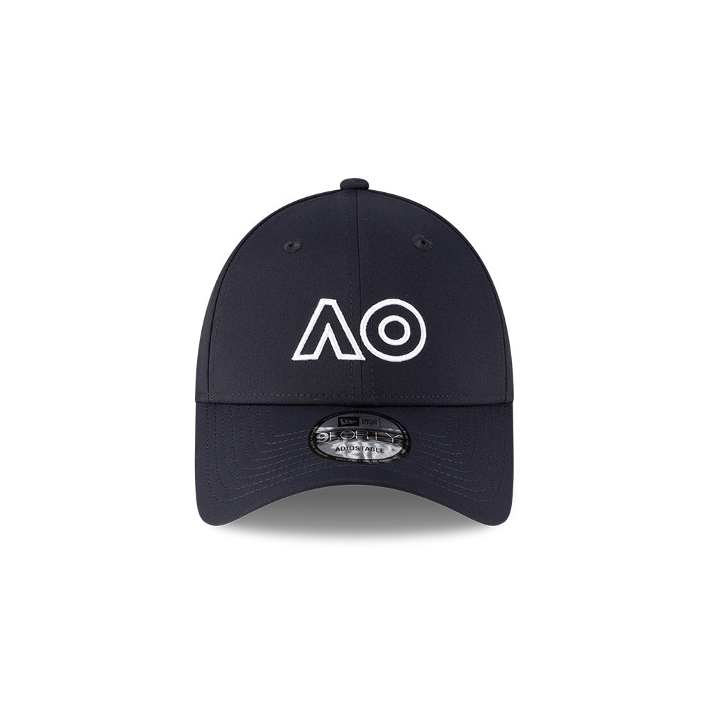Australian Open Hat - 2026 Core Performance AO Navy Tennis 9Forty Snapback Cap - New Era