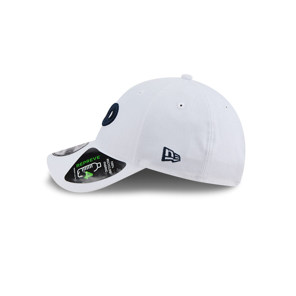 Australian Open Hat - 2026 Core AO White Tennis 9Forty Strapback Cap - New Era