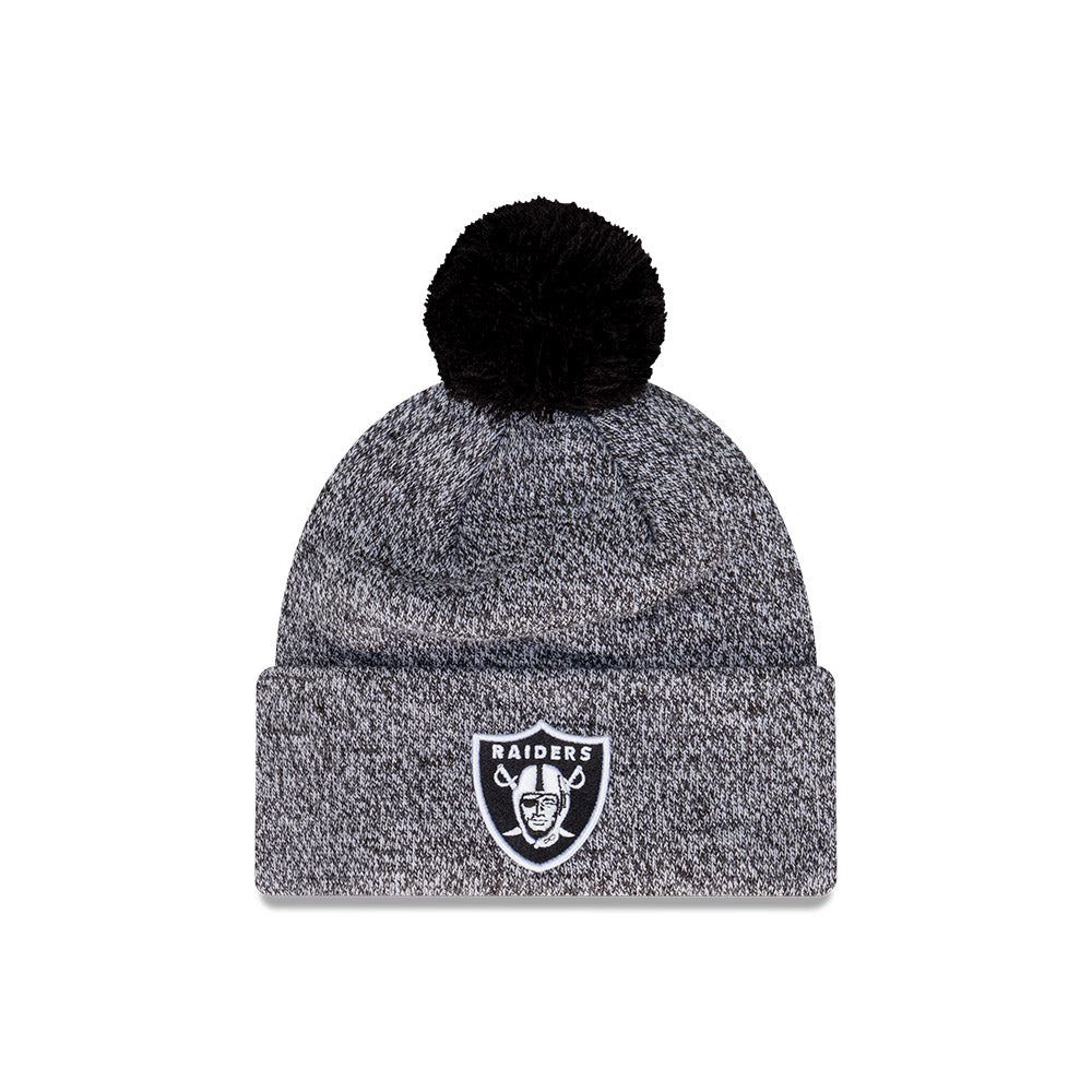 Las Vegas Raiders Beanie - Marle Collection NFL Pom Knit - New Era