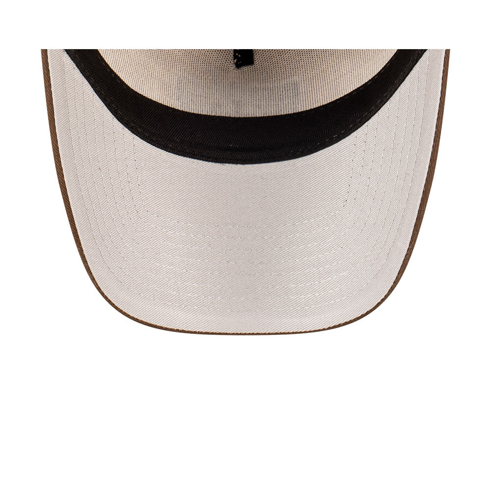 New York Yankees Hat - Choc Oat 9Forty A-Frame MLB Snapback Cap - New Era