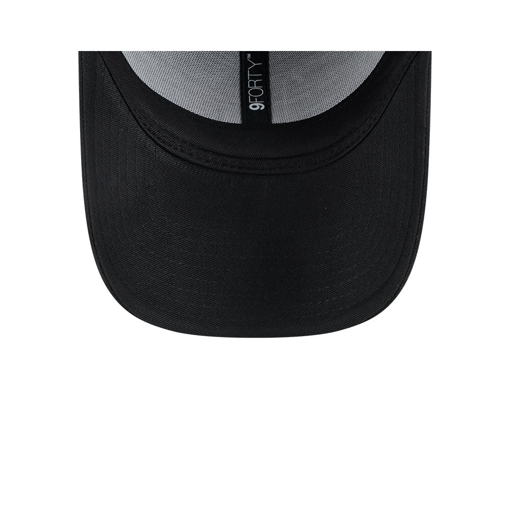 LA Dodgers Hat - Metallic Black 9Forty MLB Snapback Cap - New Era