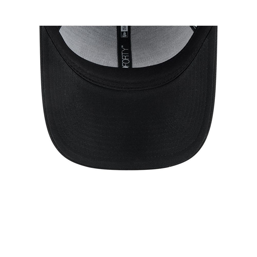 Los Angeles Lakers Hat - Metallic Black 9Forty NBA Snapback Cap - New Era