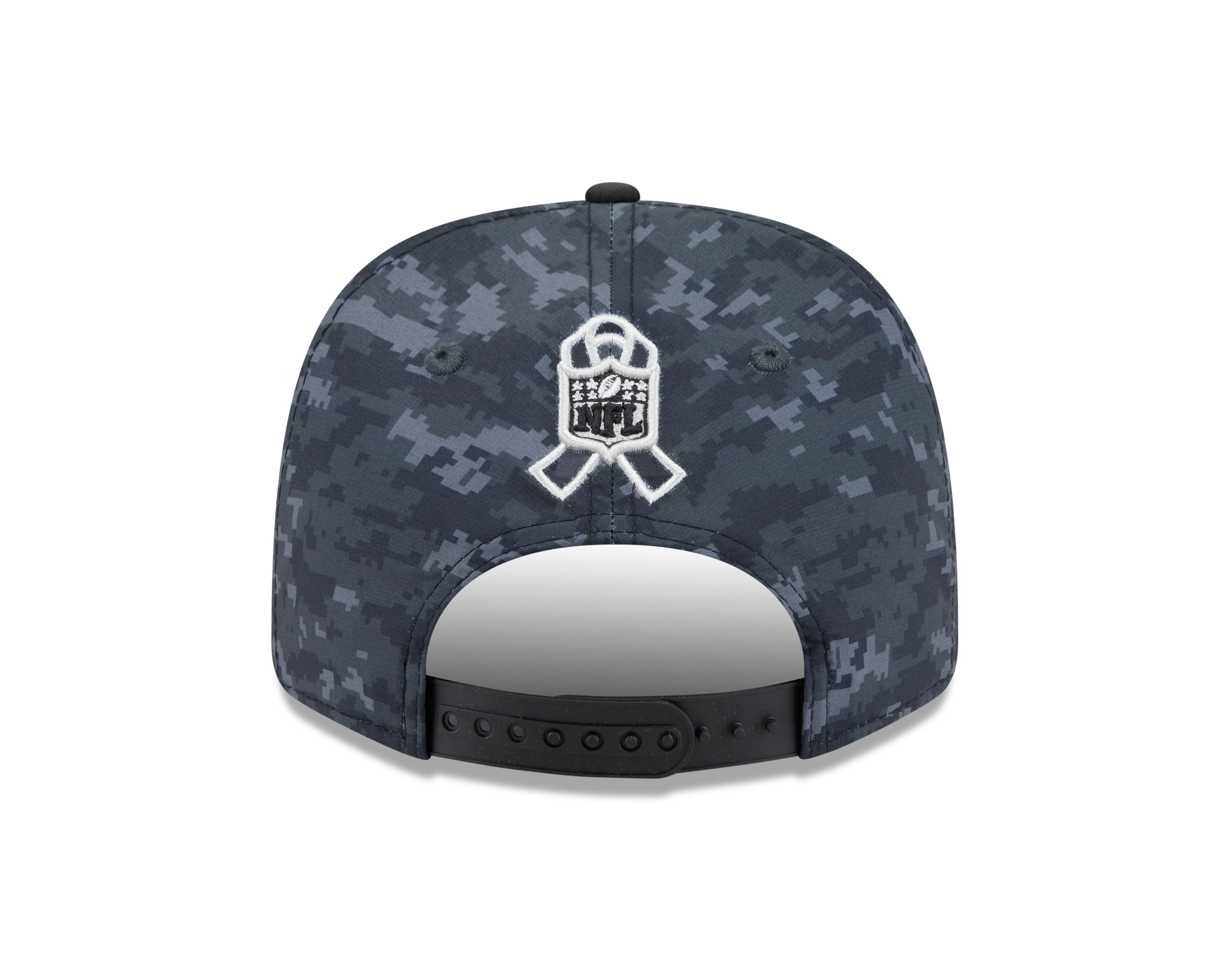 Green Bay Packers Hat - Dark Camo Salute To Service NFL 9Seventy Adjustable Stretch Snapback Cap - New Era