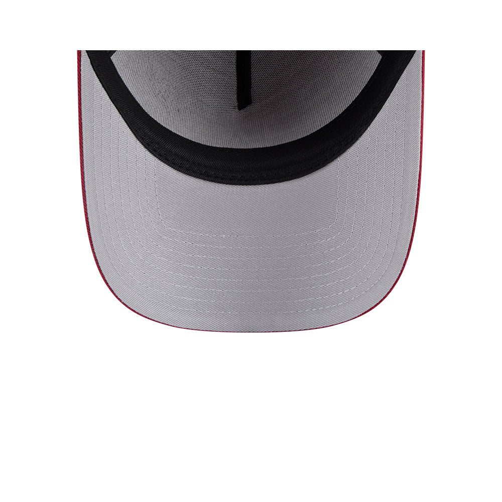 LA Dodgers Hat - Red Seasonal Script 9Forty A-Frame MLB Snapback Cap - New Era