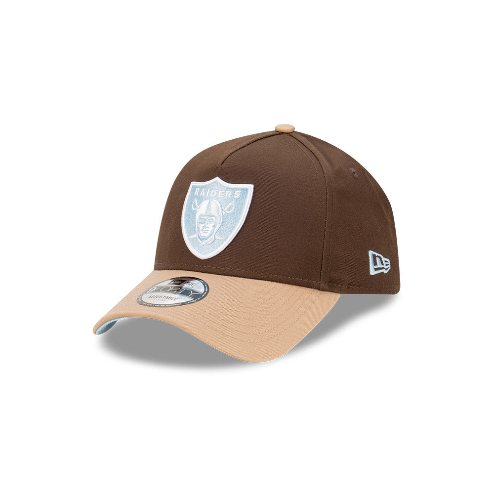 Las Vegas Raiders Hat - Rocky Road 9Forty A-Frame NFL Snapback Cap - New Era